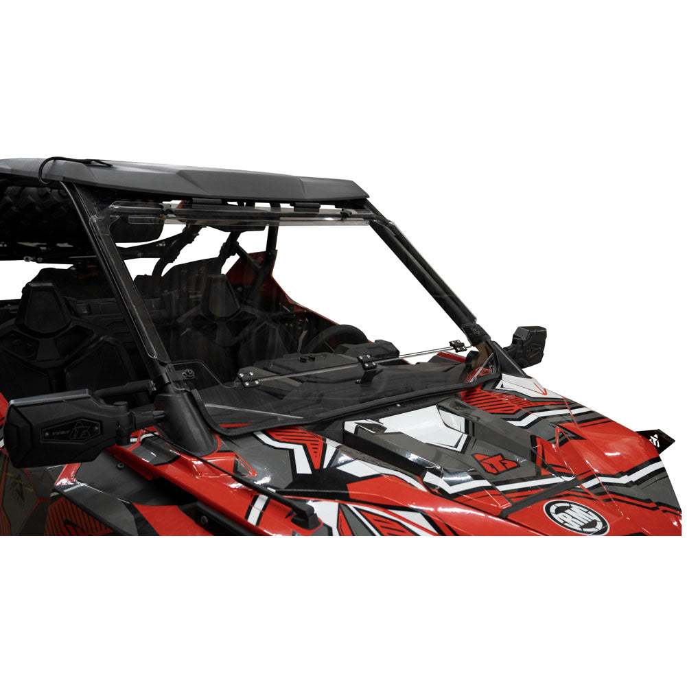 Tusk UTV Folding Detachable Polycarb Windshield Polaris Roof Scratch Resistant