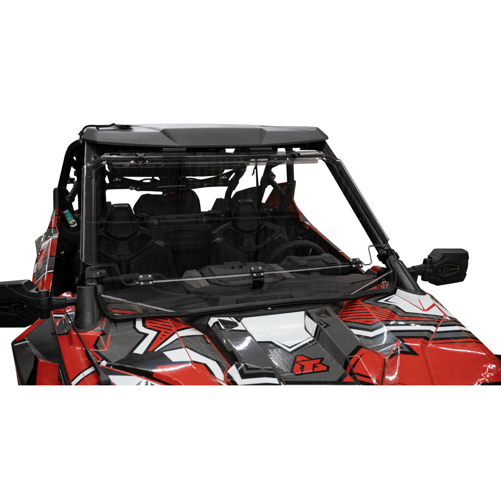 Tusk UTV Folding Detachable Polycarb Windshield Polaris Roof Scratch Resistant