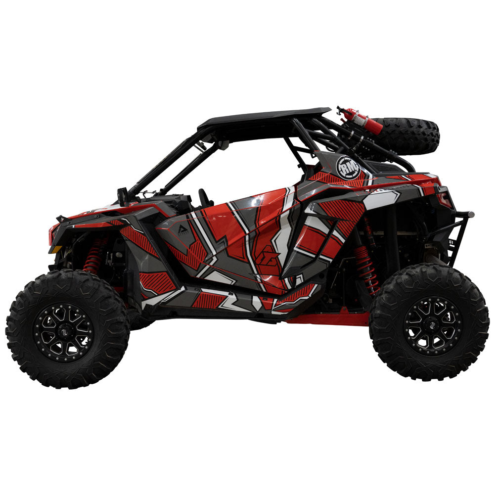 Tusk UTV Folding Detachable Polycarb Windshield Polaris Roof Scratch Resistant
