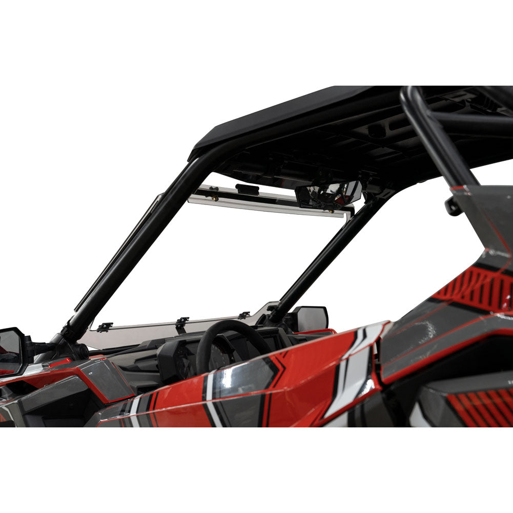 Tusk UTV Folding Detachable Polycarb Windshield Polaris Roof Scratch Resistant