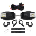 Tusk UTV LED Side View Mirrors 2"
